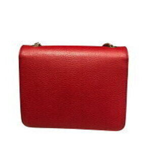 Gucci GG Chain Bag Interlocking Leather Red